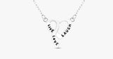 Live Love Laugh Heart Necklace - FREE SHIP DEALS