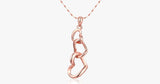Three Hearts Necklace