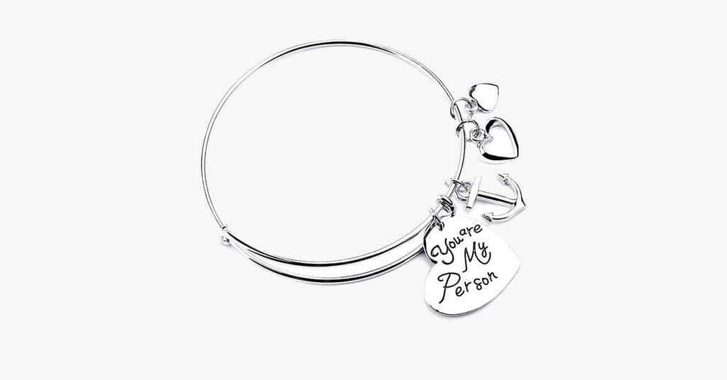 Charm Bangle : You are my person - FREE SHIP DEALS