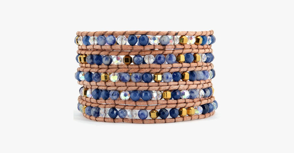 Blue Mountain Wrap Bracelet - FREE SHIP DEALS
