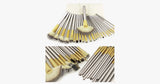 Crushed Mocha 24 Piece Brush Set - FREE SHIP DEALS