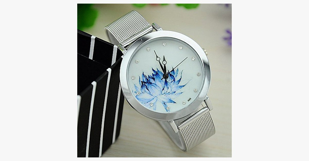 Blue Rose Watch - FREE SHIP DEALS
