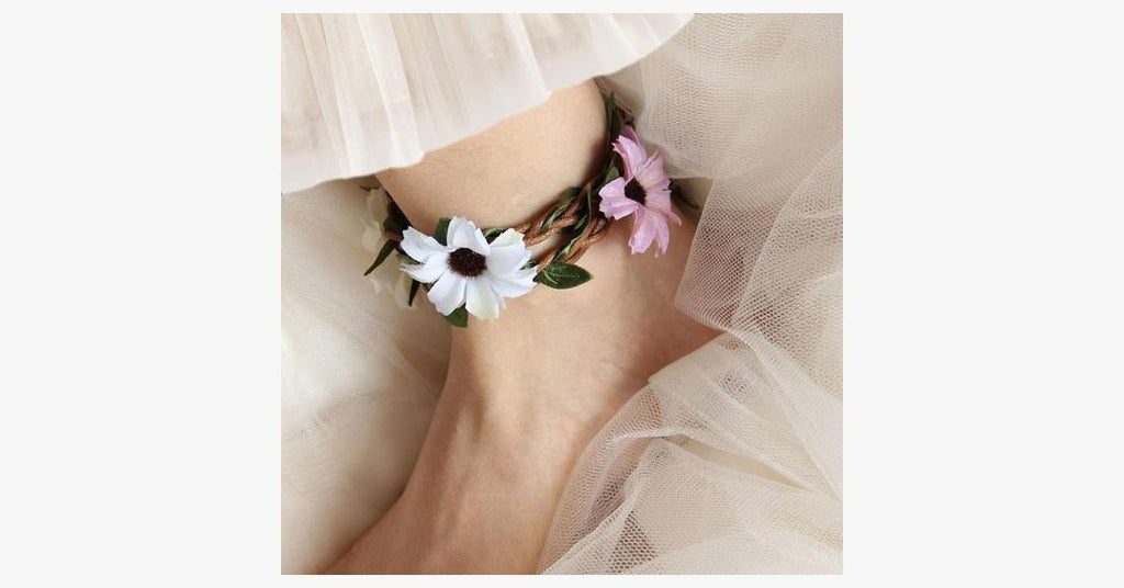 Floral Anklet - FREE SHIP DEALS