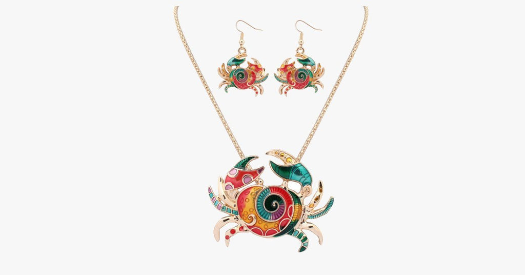 Cute Crab Hippie Pendant Set - FREE SHIP DEALS