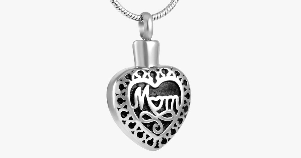 Mom Monument Ashes Urn Holder Necklace - FREE SHIP DEALS