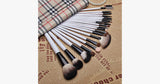 Professional 20Pc Brush Set with Voguish Case - FREE SHIP DEALS