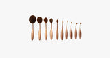 The Midas Touch' 10 Piece Oval Brush Set - FREE SHIP DEALS