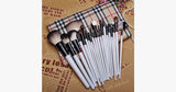Professional 20Pc Brush Set with Voguish Case - FREE SHIP DEALS