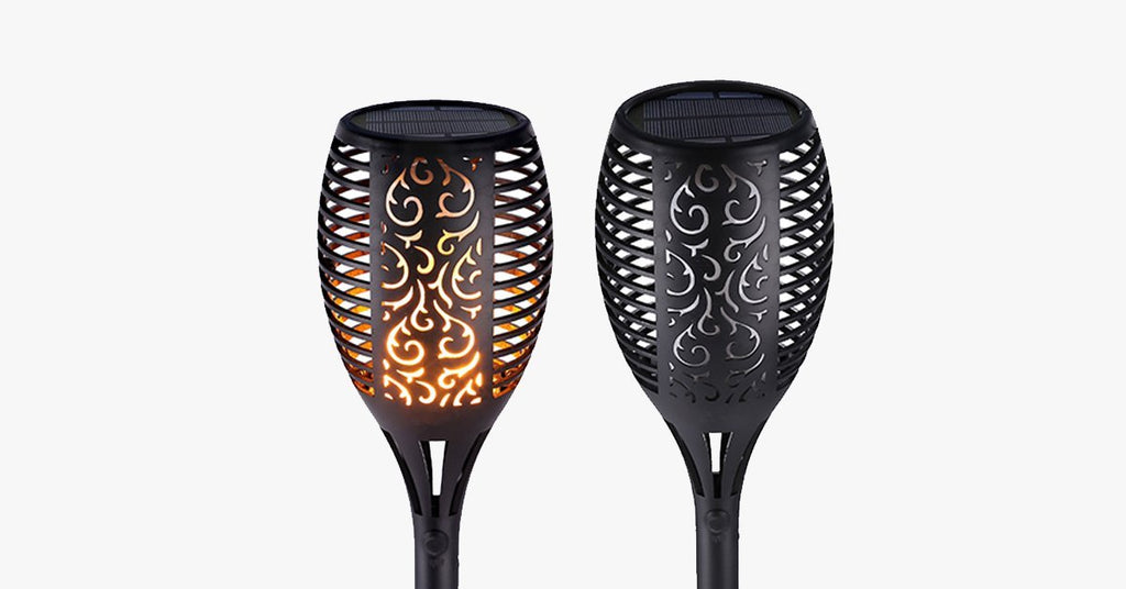 Solar Flame Flickering Lamp Torch