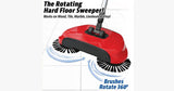 Floor Sweeper With Rotating Brushes - FREE SHIP DEALS