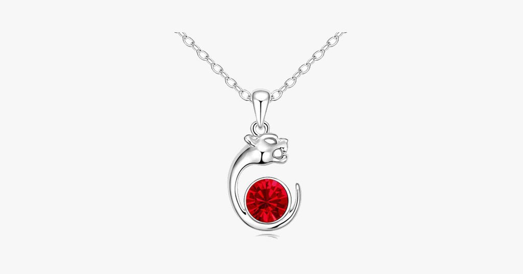 Cheetah Florence Crystal Pendant - FREE SHIP DEALS