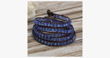 Blue Thunder Wrap Bracelet - FREE SHIP DEALS