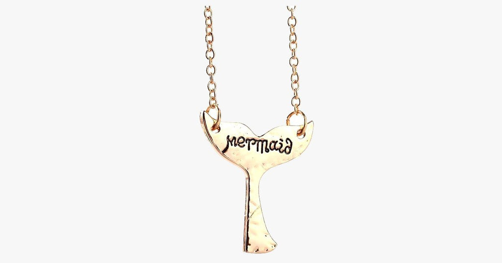 Cute Mermaid Tail Pendant Necklace - FREE SHIP DEALS