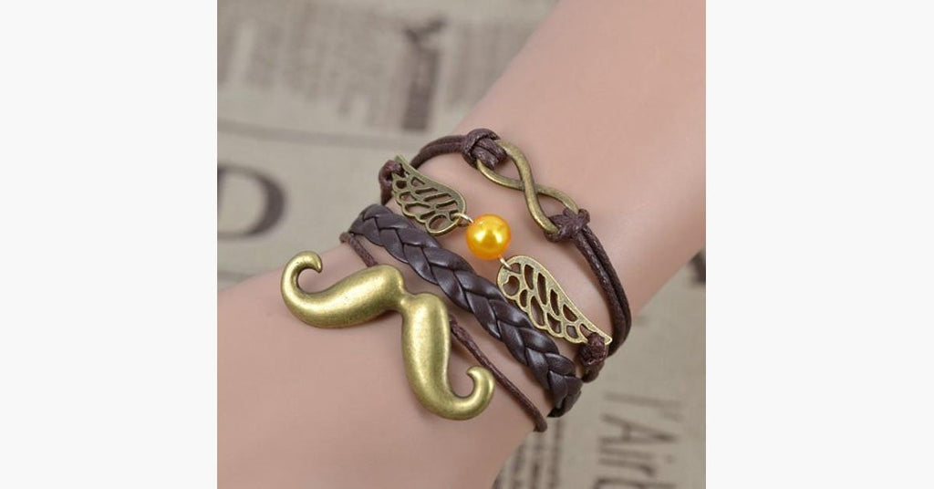 Infinity Angel Mustache - FREE SHIP DEALS