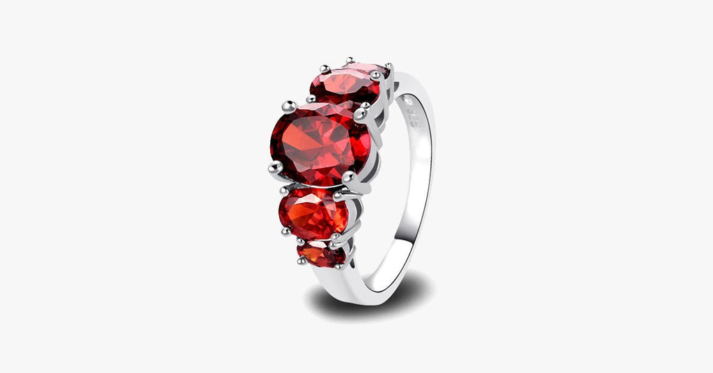 Elegance Garnet  Ring - FREE SHIP DEALS