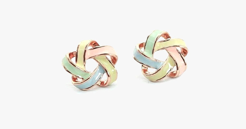 Novel Color Strip Earring - FREE SHIP DEALS