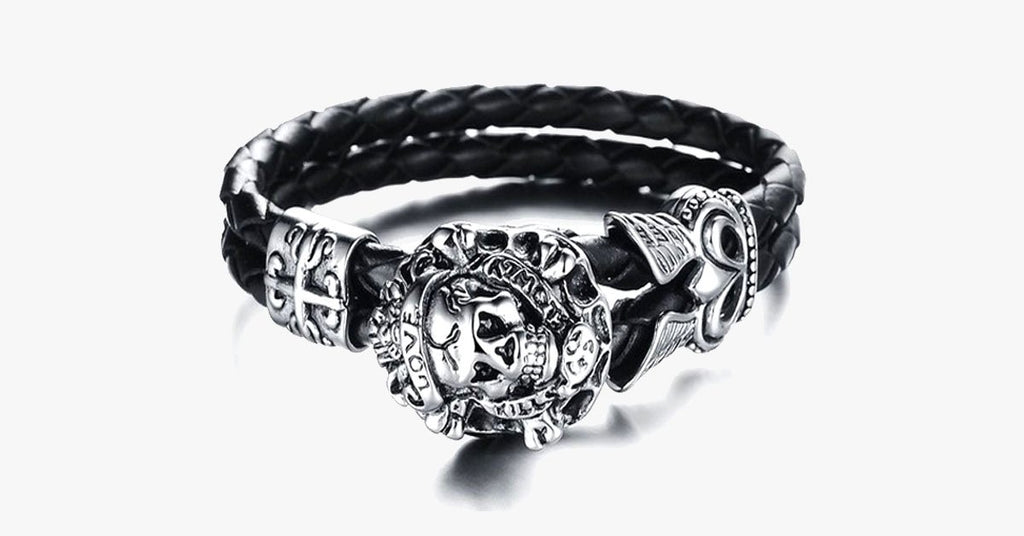 Pirate Skull Men's Bracelet