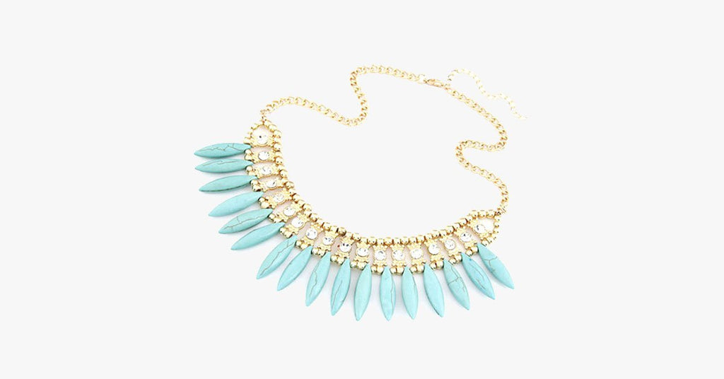 Bohemian Tassels Fringe Drop Statement Necklace - FREE SHIP DEALS