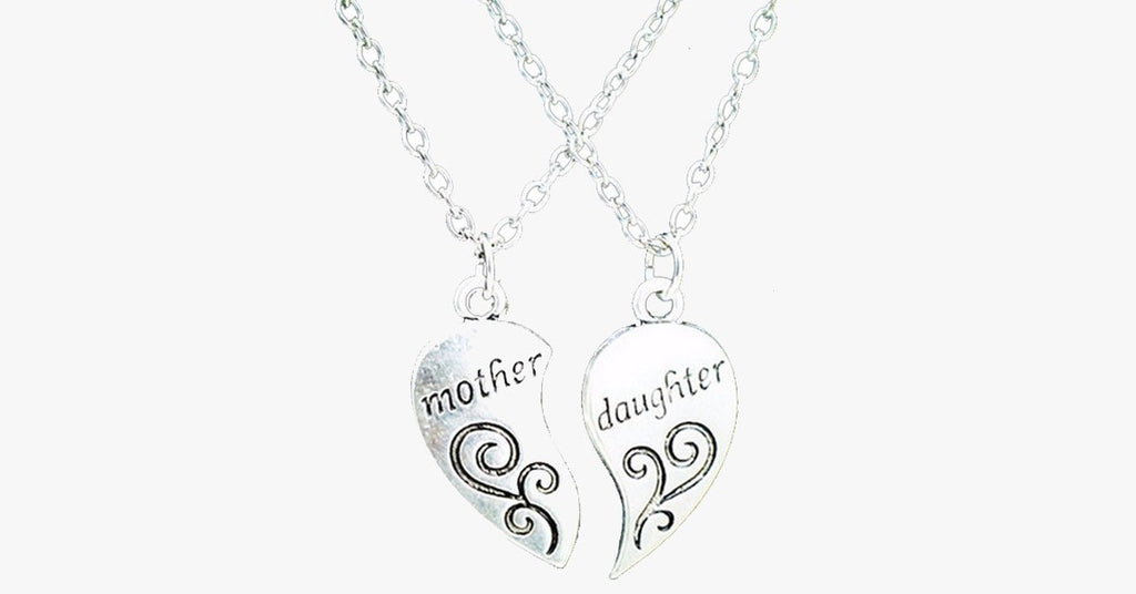 Mother & Daughter Pendant Necklace - FREE SHIP DEALS