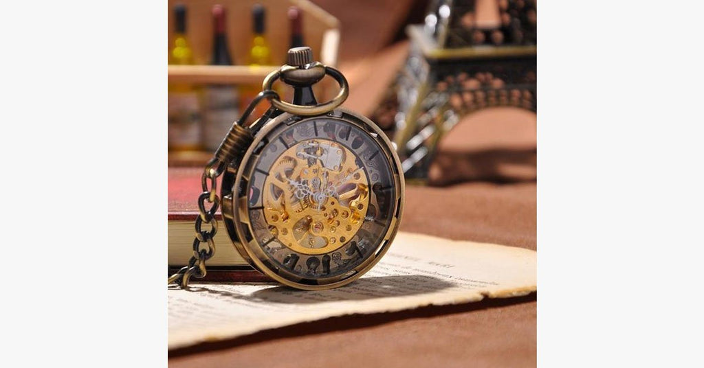 Royal London Antique Gold Pocket Watch