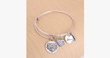 Lotus Love Charm Bangle
