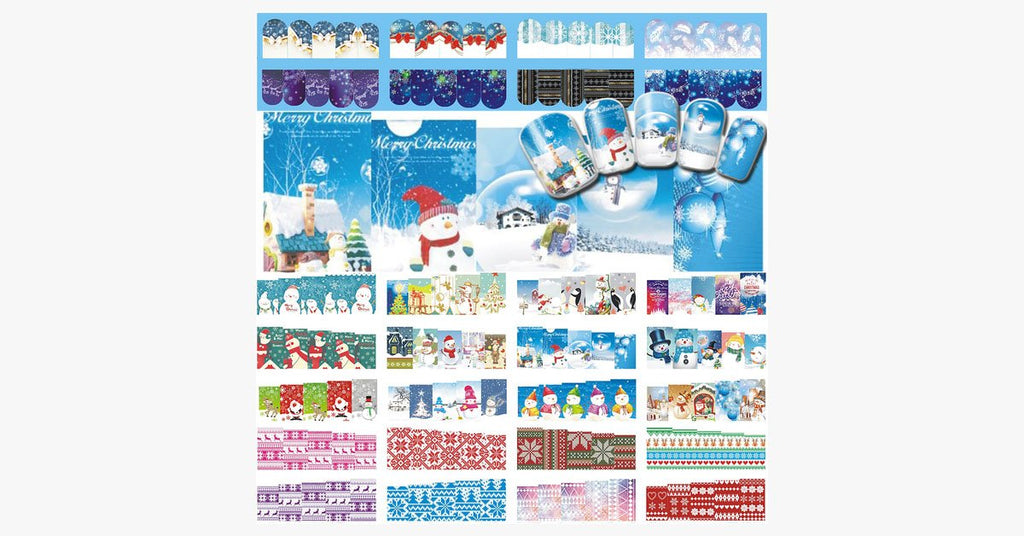 Christmas Nail Stickers - FREE SHIP DEALS