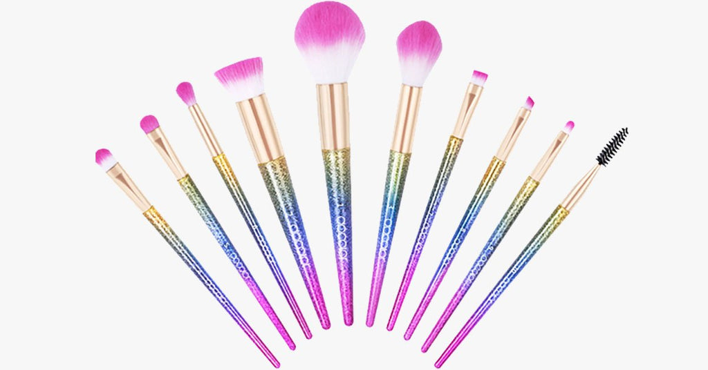 Glitter Glamour Brush Set - FREE SHIP DEALS