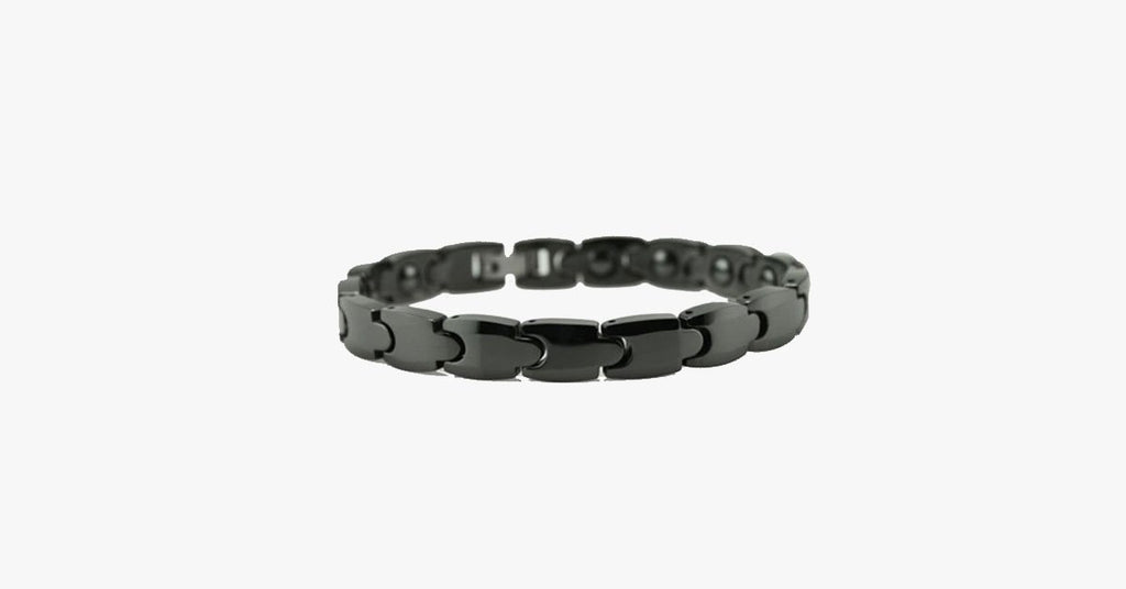 Bold Black Men's Bracelet - FREE SHIP DEALS