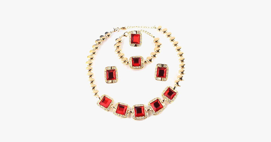 Bold Garnet Set - FREE SHIP DEALS