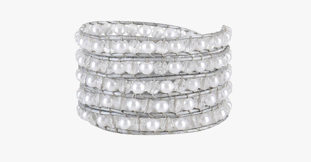 White Ivory Wrap Bracelet - FREE SHIP DEALS