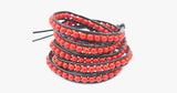 Royal Red Wrap Bracelet