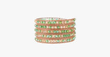 August Peridot Wrap Bracelet - FREE SHIP DEALS