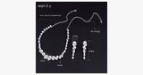 Flower Choker Pearl Necklace Set - FREE SHIP DEALS