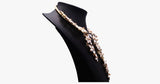 Chunky Crystal Flower Choker Necklace - FREE SHIP DEALS