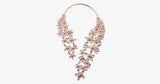 Chunky Crystal Flower Choker Necklace - FREE SHIP DEALS