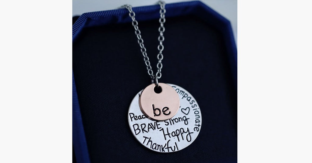 Inspirational Charm Pendant
