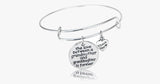 Grandmother and Granddaughter Forever Thankful Charm Bangle - FREE SHIP DEALS