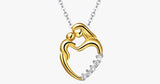 Mother Baby Love Heart Pendant - FREE SHIP DEALS
