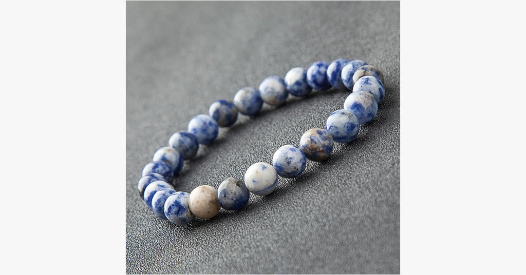 White Cobalt Yoga Bracelet - FREE SHIP DEALS