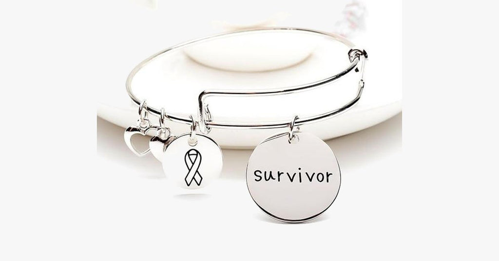 Survivor Charm Bangle