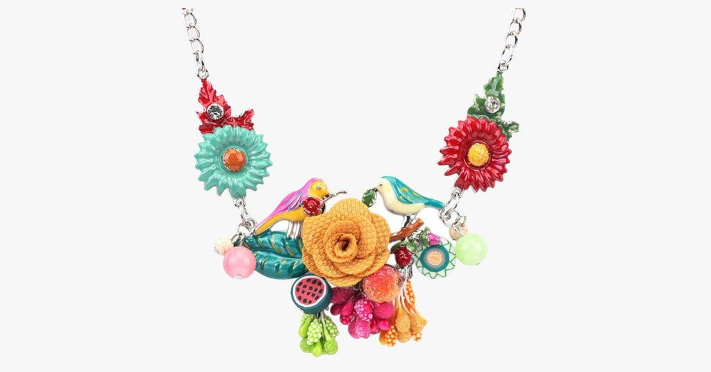 Flower Pendant Necklace - FREE SHIP DEALS