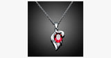 Elegant Ruby Crystal Necklace - FREE SHIP DEALS
