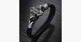 Ruby Cross Men's Bracelet