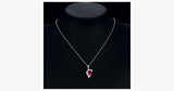 Elegant Ruby Crystal Necklace - FREE SHIP DEALS