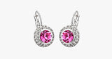 Austrian Crystal Round Dangle Drop Earrings - FREE SHIP DEALS