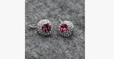 Austrian Crystal Round Dangle Drop Earrings - FREE SHIP DEALS