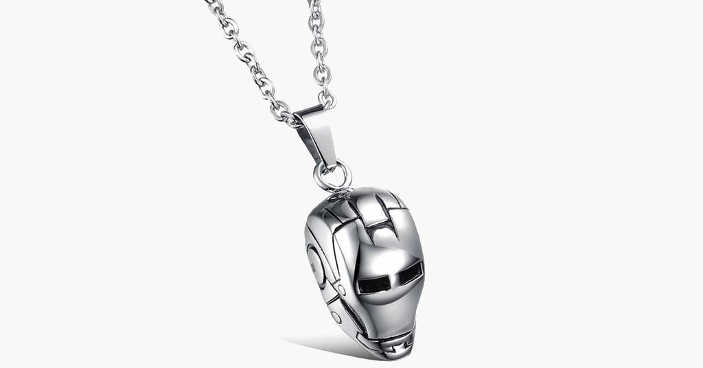Iron Man Stainless Steel Pendant