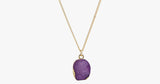 Purple Druzy Stone Necklace - FREE SHIP DEALS