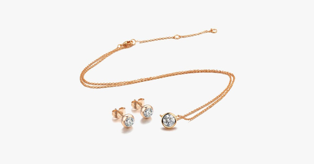 Classic One Crystal Necklace Set - FREE SHIP DEALS