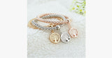Austrian Rhinestones Tree of Life Charm Mesh Bracelet - FREE SHIP DEALS